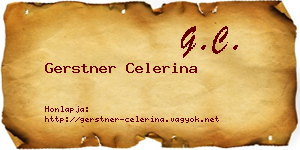 Gerstner Celerina névjegykártya